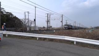 20140226　5072レ　空なし満足編成。警笛あり