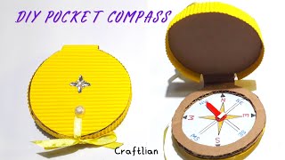 How to make a Pocket Compass with Cardboard