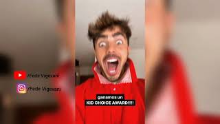 GANAMOS KIDS CHOICE AWORDS 2020 FEDE VIGEVANI Y LA VECIBANDA