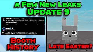 🤑 BOOTH HISTORY, LATE EASTER, AND MORE - UPDATE 9 NEW LEAKS IN PET SIMULATOR 99