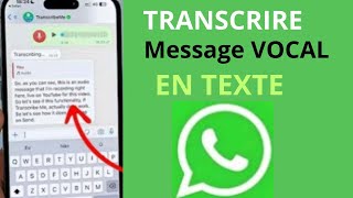 comment transcrire un message vocal en texte sur WhatsApp ( en 30 Langues) screenshot 3