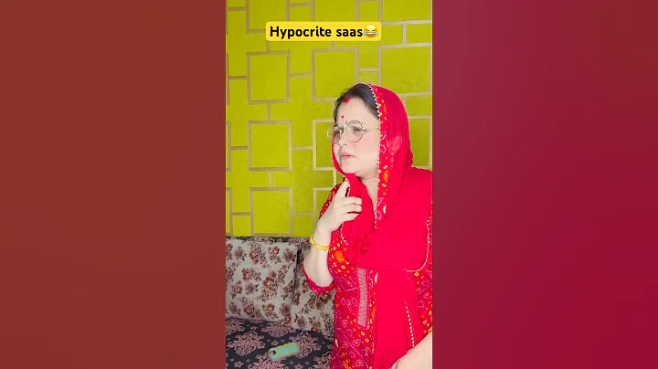 Hypocrite saas😂 @ajushis9790 #saasbahucomedy #husbandwifecomdey #comedy #funny #shortsfeed