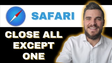 How to close all tabs except one in safari