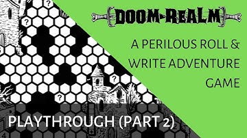 Doom Realm | Solo Roll and Write Game Playthrough | Part 2