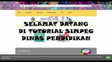 TUTORIAL PENGISIAN ABSENSI ASN di SIMPEG DISDIK KKU