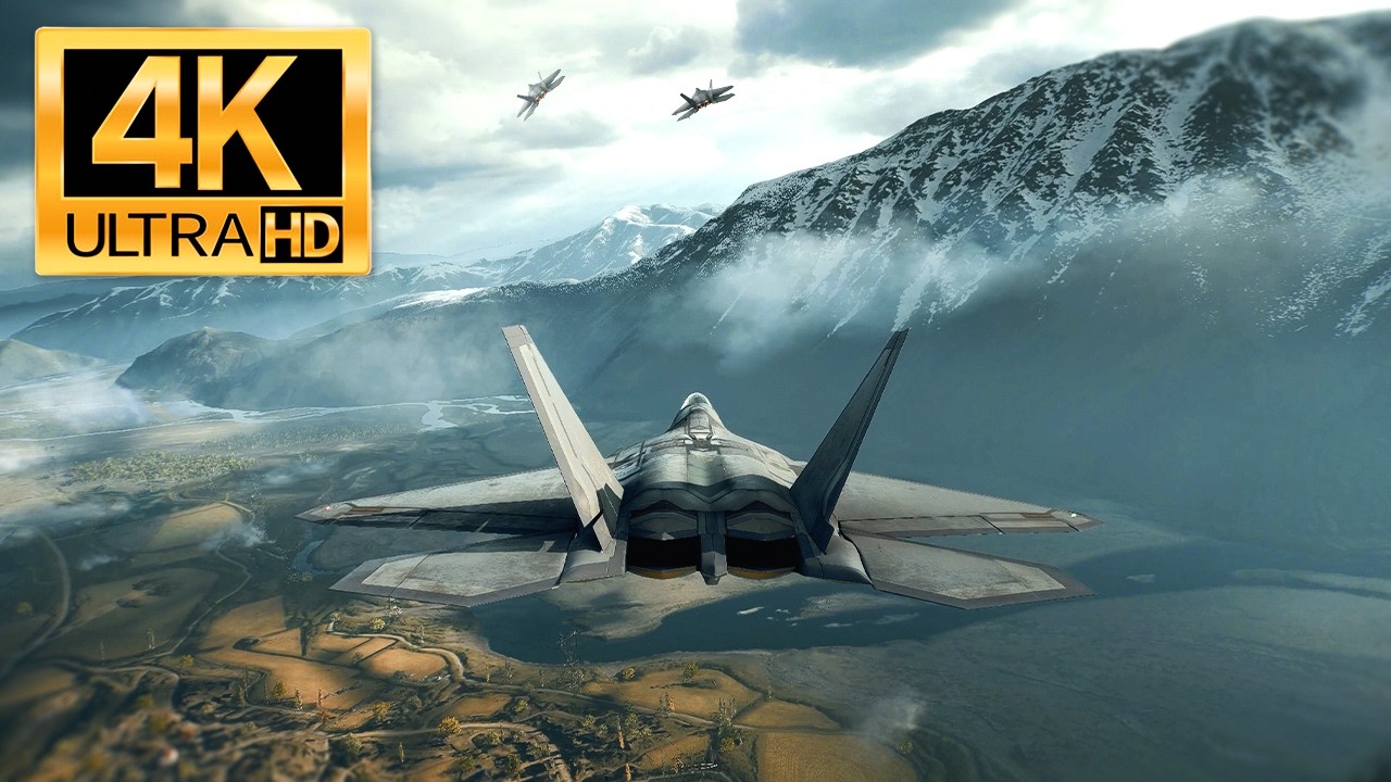 Battlefield 6 : F-22 Raptor VS SU-57 Felon ( 4K Overkill Graphics )
