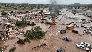 Chaos in Arizona USA Monsoon Storm and Flash Floods Hit Prescott Valley