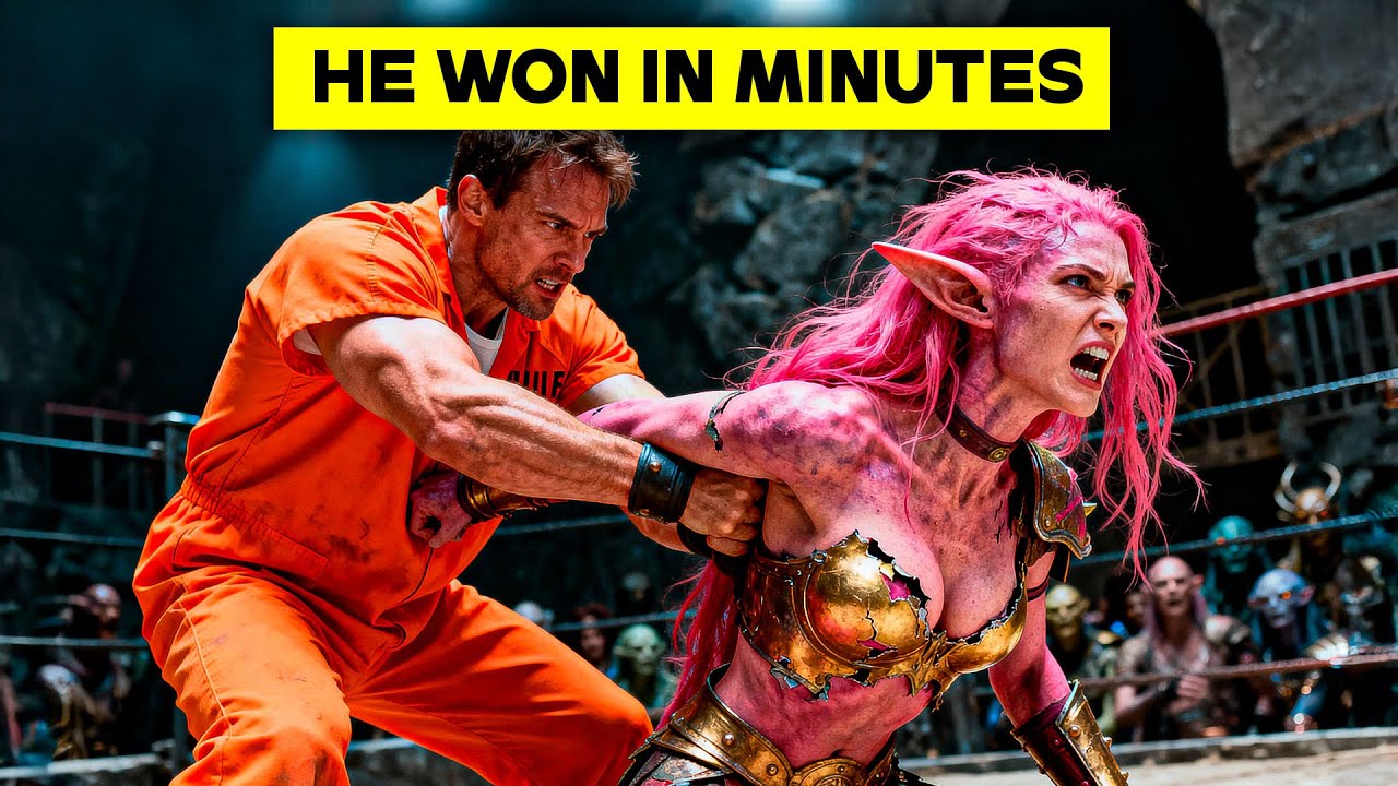 Человеку-пленнику предложили сделку: выжить в схватке с инопланетным гладиатором и заслужить своб...