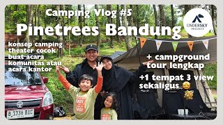 Camping di Pinetrees Bandung | 3 View Sekaligus! Kebun Teh, Hutan Pinus & Citylight