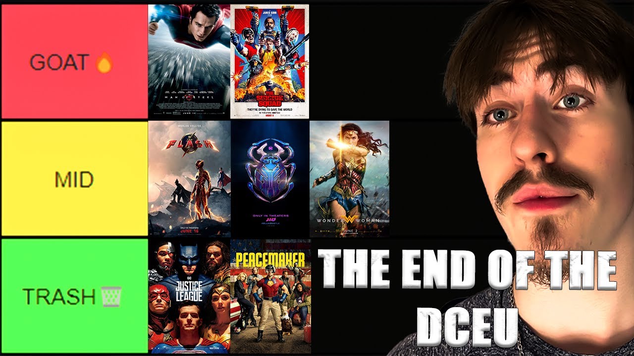 Move Ranking DCEU Official Movie Ranking - THE END OF THE DCEU - YouTube