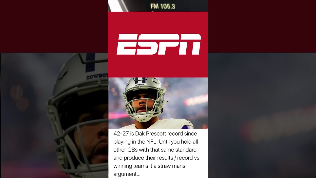 All Dak Prescott stats are trash, when you take out stats to fit the narrative...