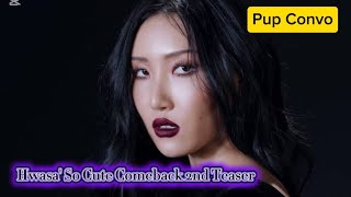Hwasa reveals second teaser for So Cute comeback |  Ent Stories