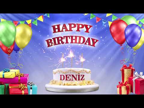 DENİZ | İYİKİ DOĞDUN 2021 | Happy Birthday To You | Happy Birthday Songs 2021