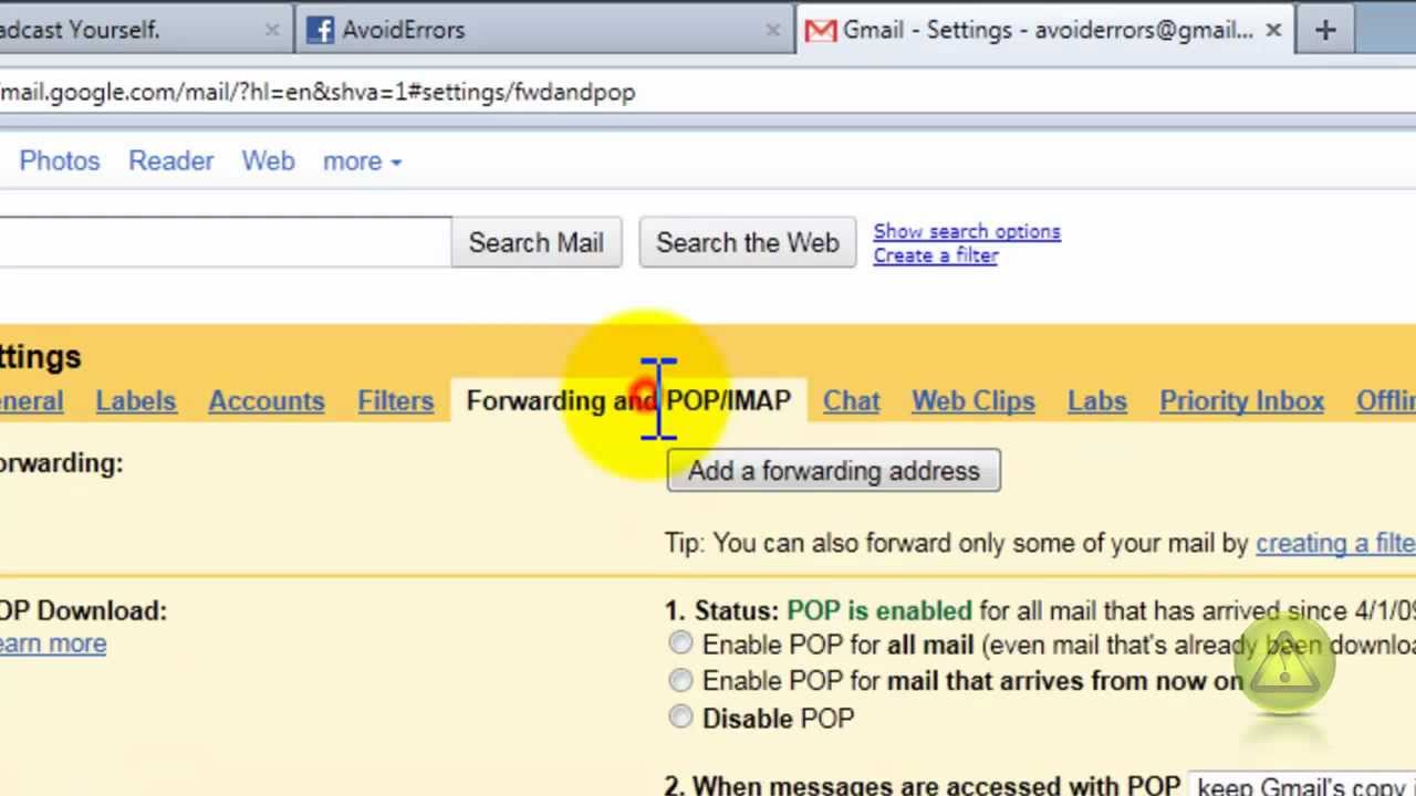 How To Sync Gmail With Outlook 2010 YouTube