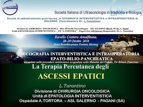 LA TERAPIA PERCUTANEA DEGLI ASCESSI EPATICI