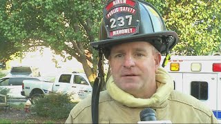 UPDATE: Aiken crews on scene of house fire, roof collapses