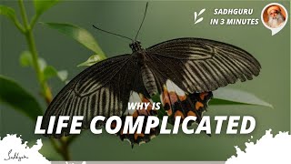 Why is human life so complicated? What is the solution? | Sadhguru in 3 mins