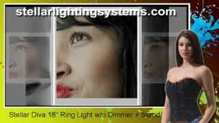 Ring Light, Stellar Diva 18 Ring Light w/o Dimmer CFL-R18C-ND