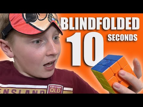 10 Second Blindfolded Rubik's Cube Solve!