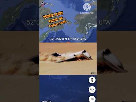 Real crashed plane