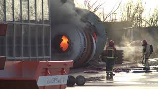 Forse Brand Bij Simmeren Schroot Winschoterdiep