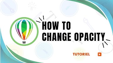 How to change opacity in corel draw