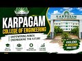 🔥 Karpagam College of Engineering Admission 2026 | TNEA Cut Off & Courses Explained