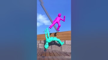 Smart AI ends Fight with an Epic Kick #shorts #npc #ai #ragdoll