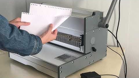 Electric double loop wire binding machine CW360E