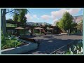 Entrance Plaza & Bongo Habitat - Sequora Zoo | Planet Zoo Speed Build