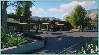 Entrance Plaza & Bongo Habitat - Sequora Zoo | Planet Zoo Speed Build