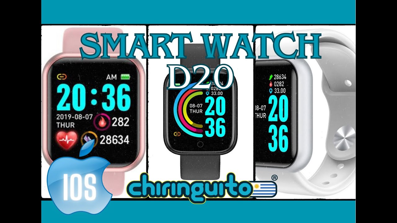 SMARTWATCH D20 BLANCO - Shoppy | Tu Shopping Online