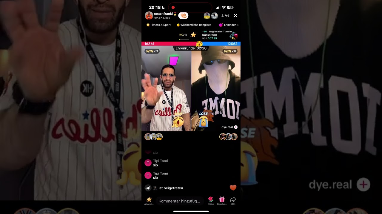 coachfranky war live. 5.12