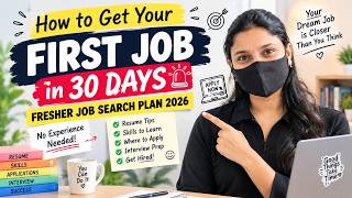 How to Get Your FIRST JOB in 30 Days 🚨 | Fresher Job Search Plan 2026 | No Experience Needed
