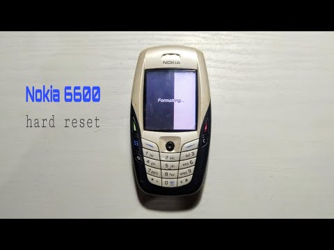 Nokia 6600 hard reset ( format 3 jari)