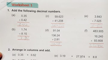 DAV class 5 maths unit 6 worksheet 1 - all questions solved