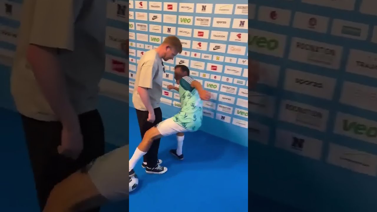 Kevin De Bruyne did not enjoy that 😂