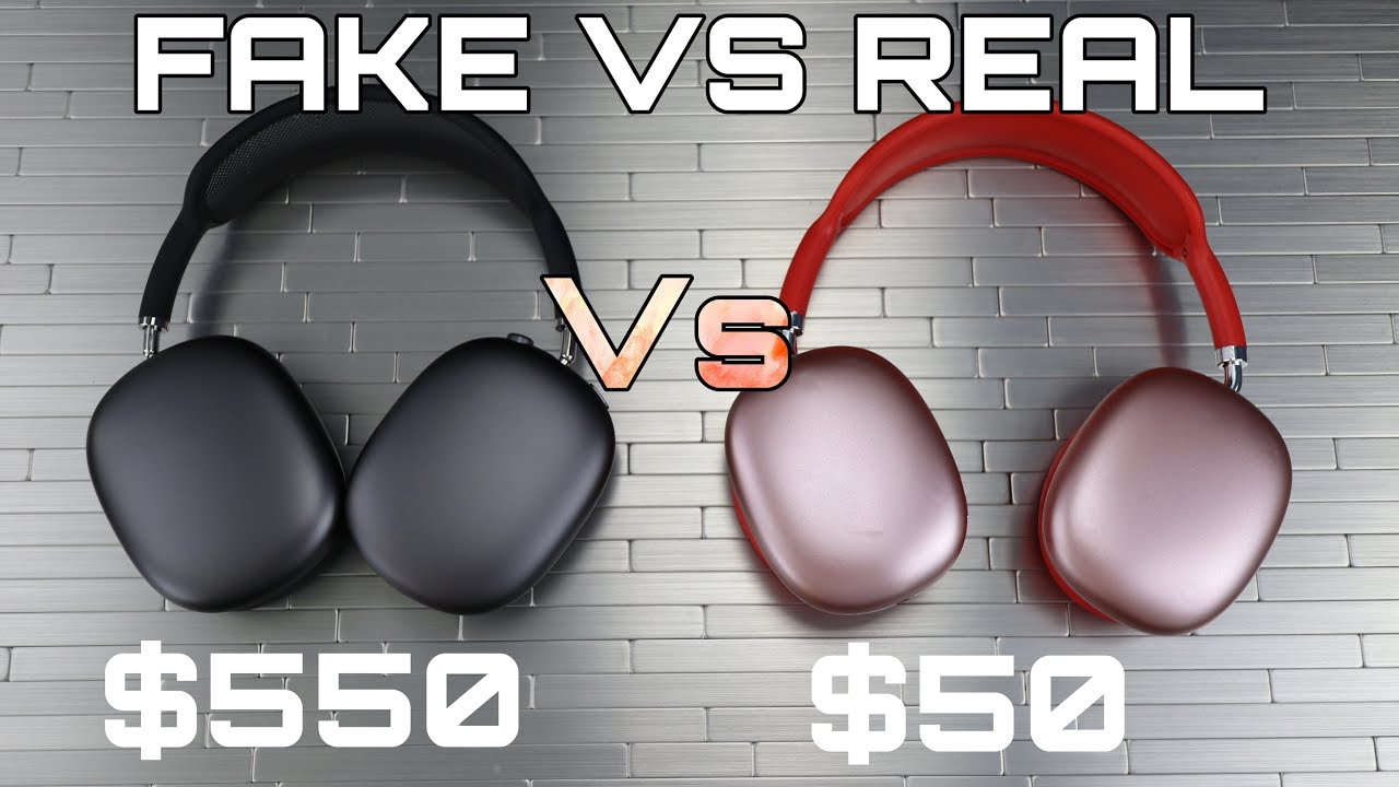 FIRST Airpods MAX CLONE VS REAL!! - P9 Wireless Headphones 