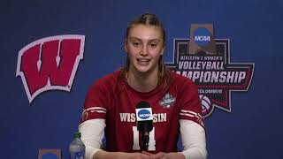Wisconsin volleyball postgame press conference (semifinals) - Dec. 16, 2021