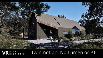 Twinmotion: No Lumen or PT Render
