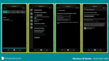 Hands on Windows 10 Mobile Build 14327