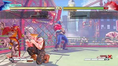 SFV Guile combos, frametraps, and 2 boom loops practice