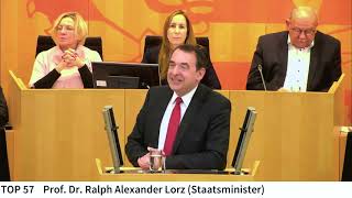 Kultusminister Lorz Im Landtag Hessen Ein Starker Bildungsstandort