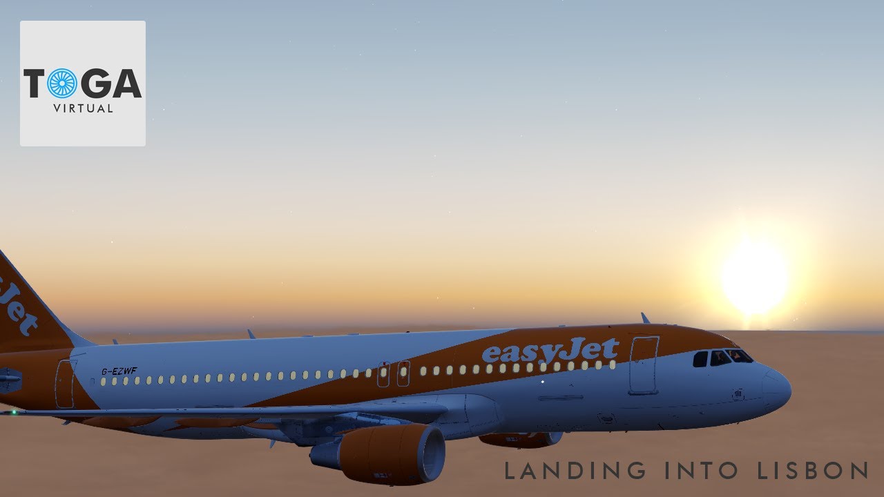 [P3D] A320 Easyjet ️Absoulte Butter into Lisbon ️ - YouTube