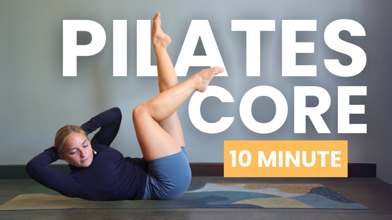 Быстрая тренировка для пресса в стиле пилатеса | 10 минут для пресса