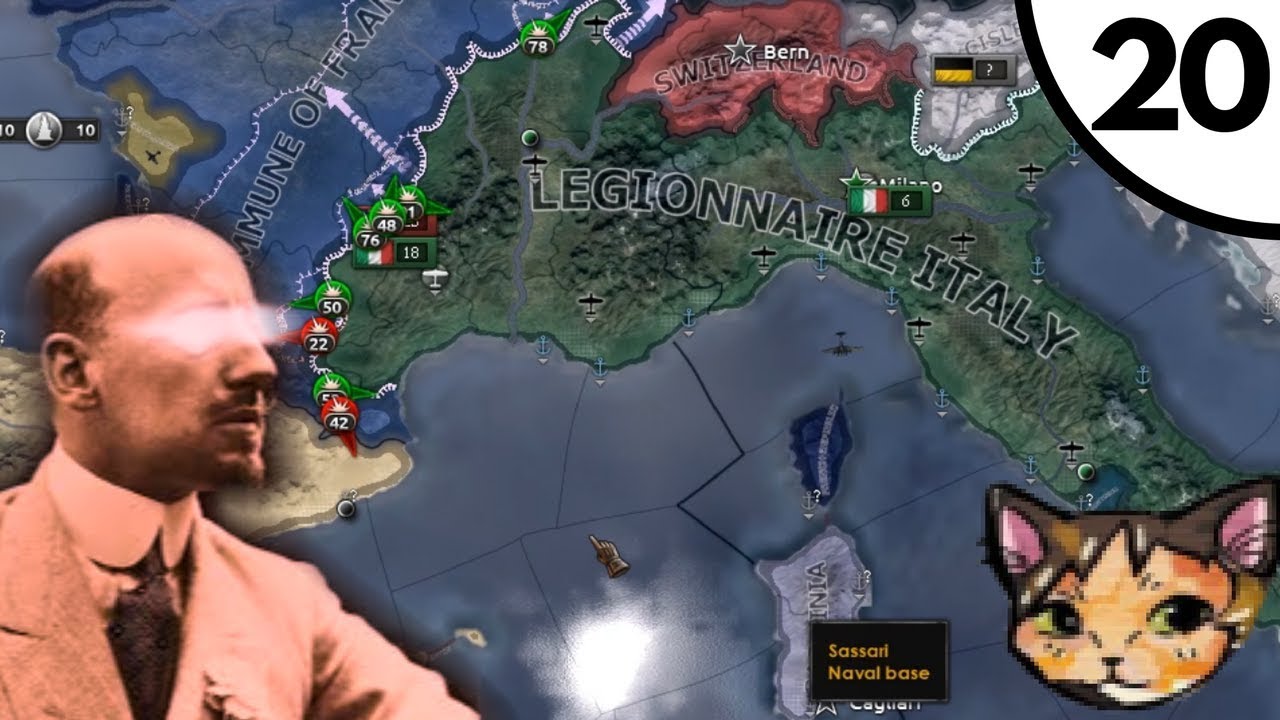 Further Into Chaos [Hoi4 Kaiserreich Garibaldi's Nightmare Legionnaire Italy] Ep. 20 YouTube