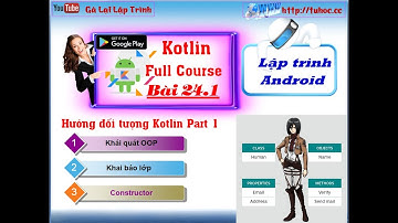 24.1 [ Android kotlin ] oop kotlin part 1- class - constructor kotlin Lập trình hướng đối tượng
