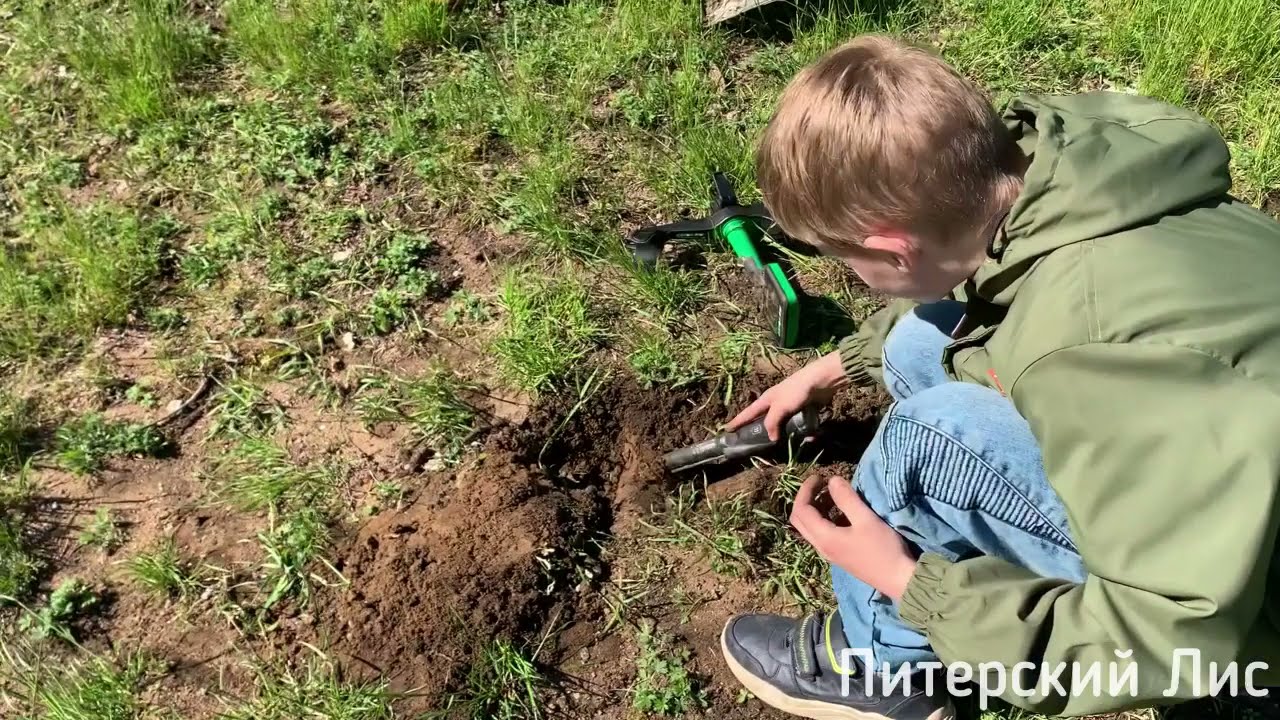 Nokta Midi отлично чувствует черное железо, а говорят, что детский прибор