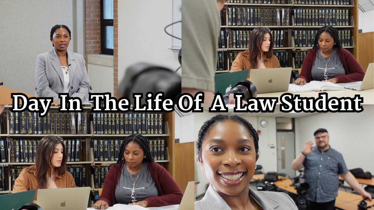 Day In The Life Of A Law Student VLOG + BTS - YouTube