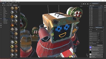 Substance Painter scene / Robot
